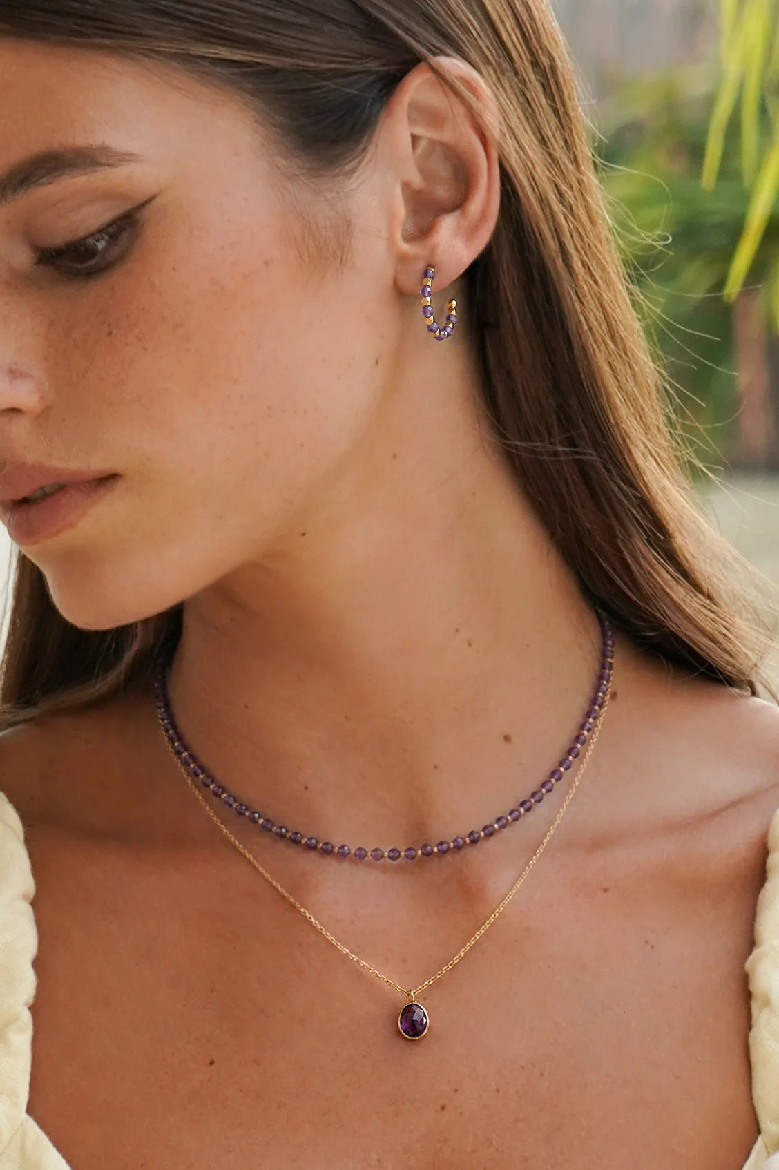 'Clarity' Amethyst Necklace
