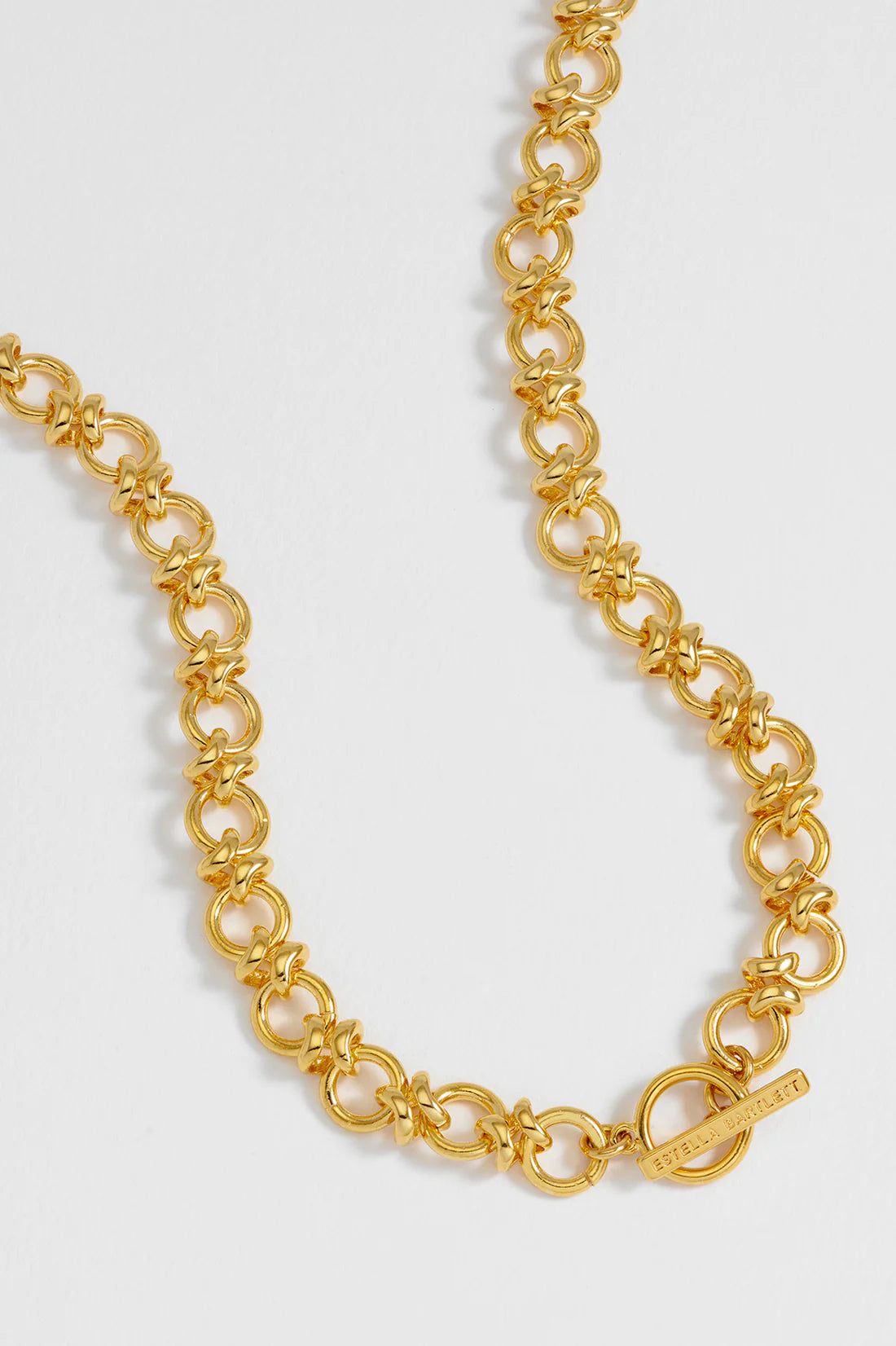 Knot Round Link Necklace