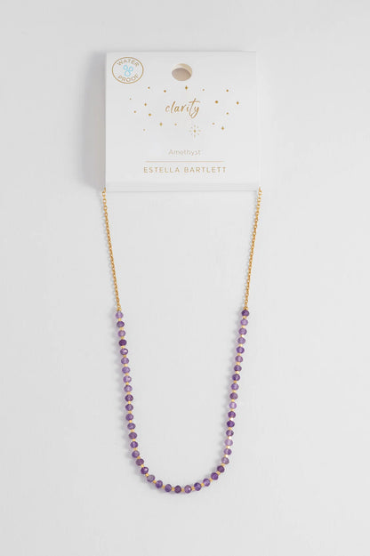 'Clarity' Amethyst Necklace