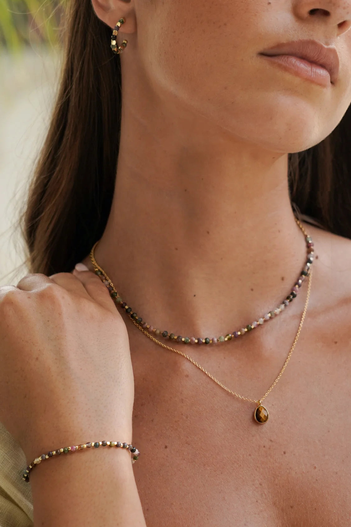 'Strength' Tourmaline Necklace