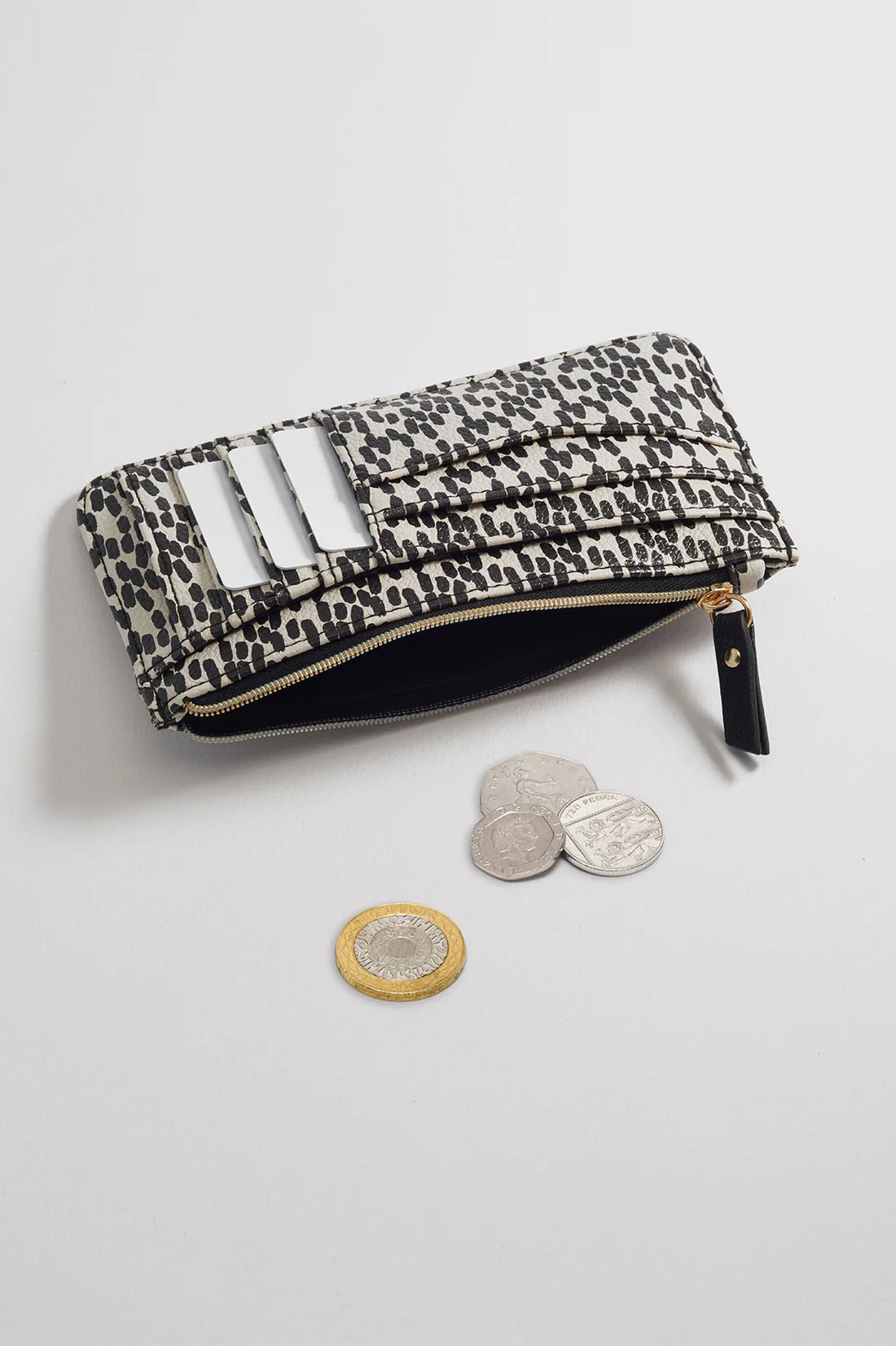Long Card Purse - Spot Print