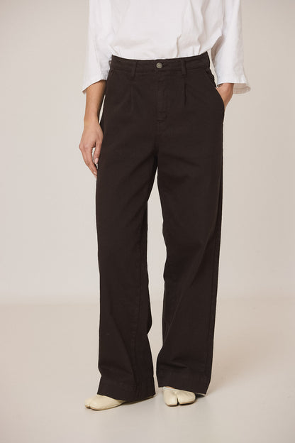 Indi & Cold Brown Wide Leg Trousers