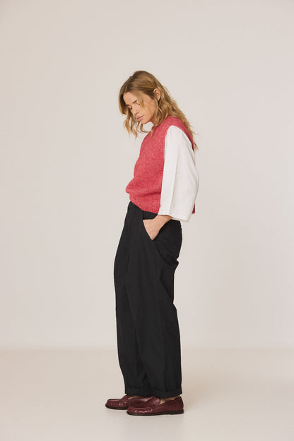 Indi & Cold Pink Sleeveless Jumper