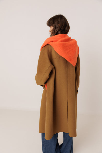 Indi & Cold Orange Triangle Scarf