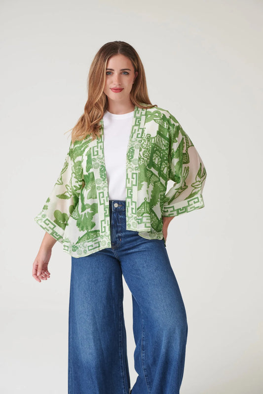 Giant Willow Green Kimono