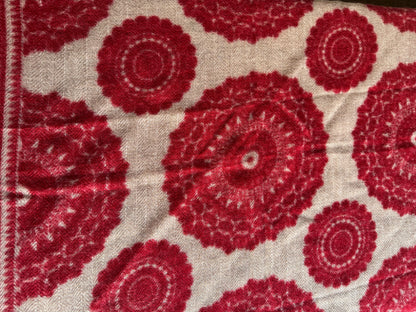 Red Galaxy Cashmere & Wool Neckerchief
