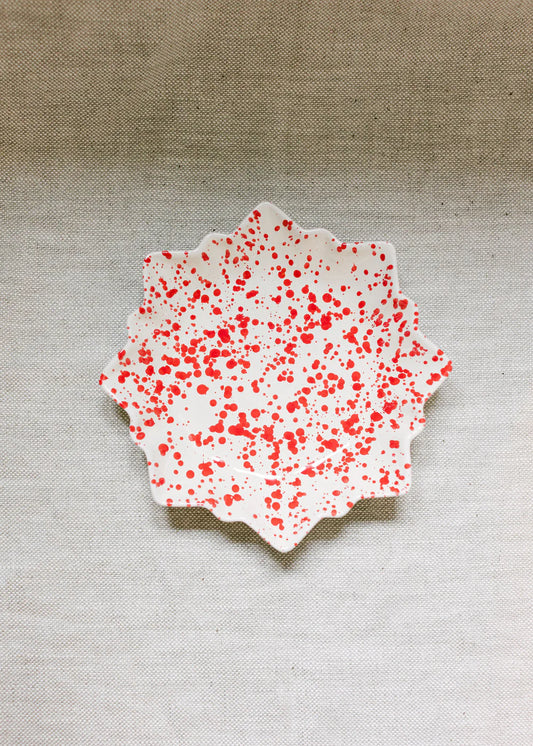 Star Dish - Red