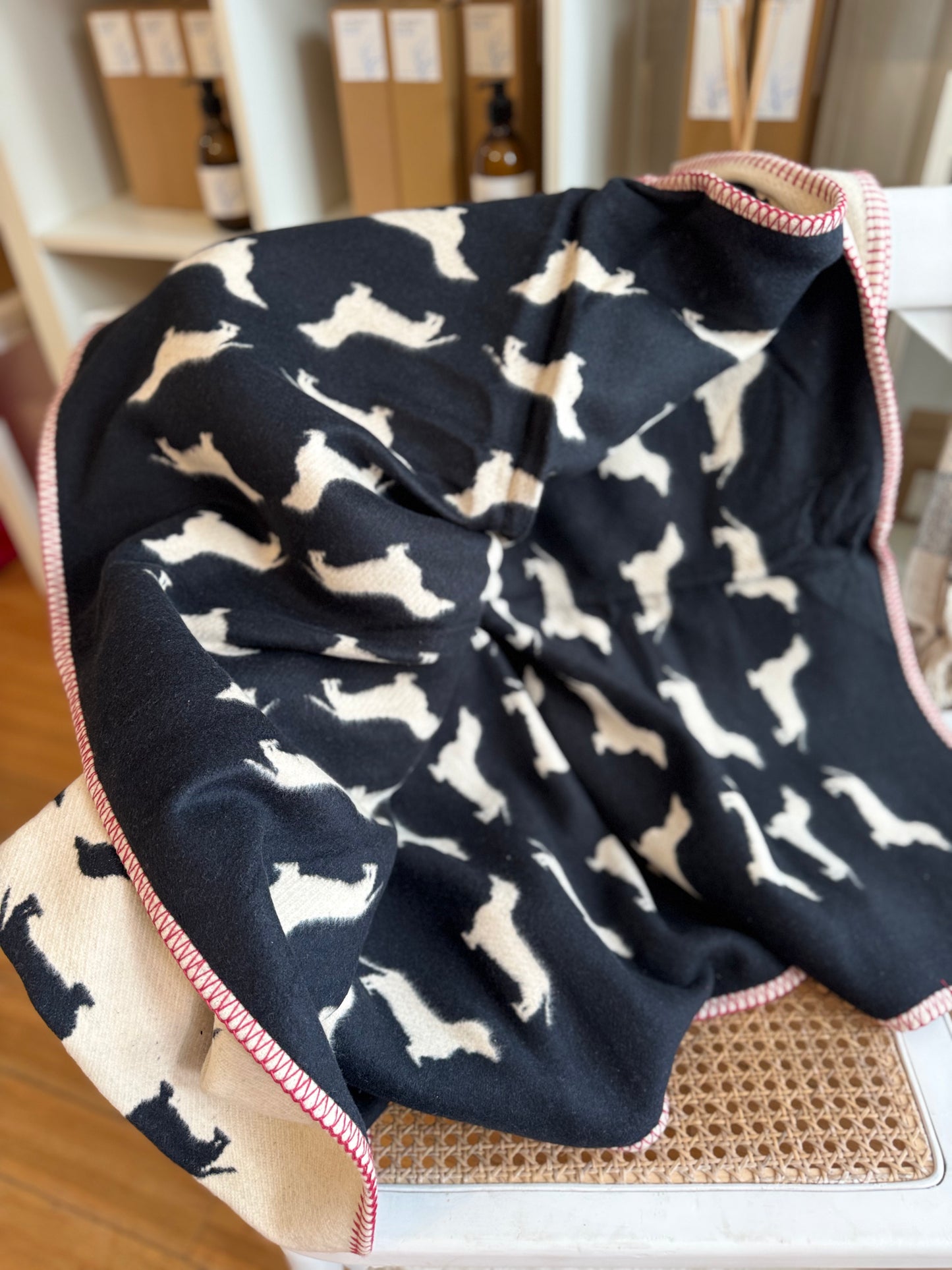 Reversible Dachshund Blanket