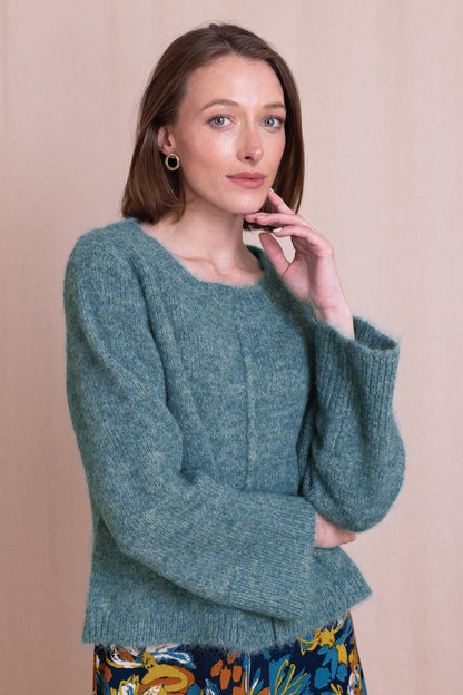 Cropped Jumper in Duck