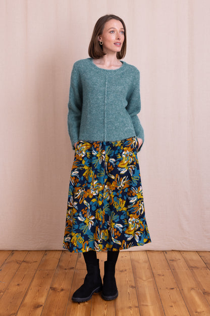 Cropped Jumper in Duck