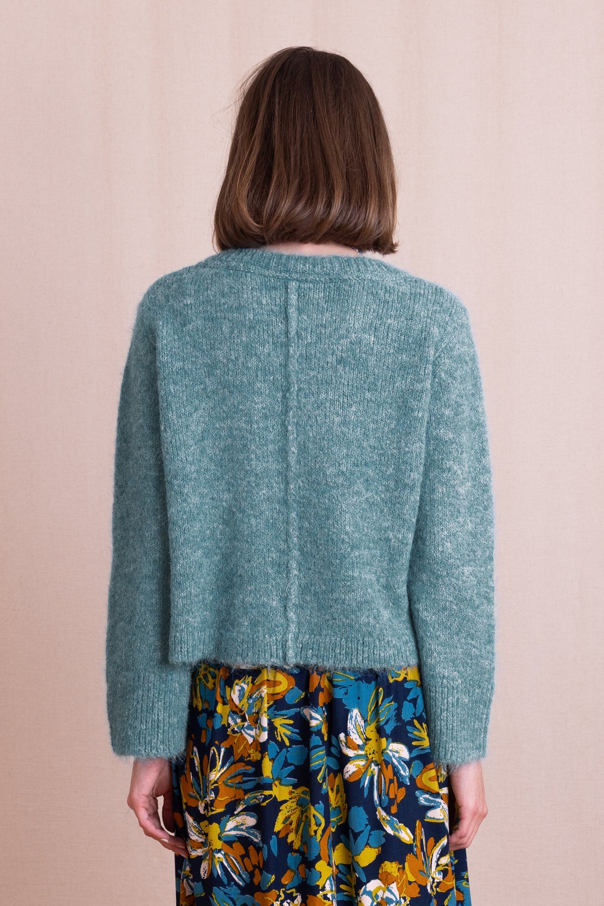Cropped Jumper in Duck