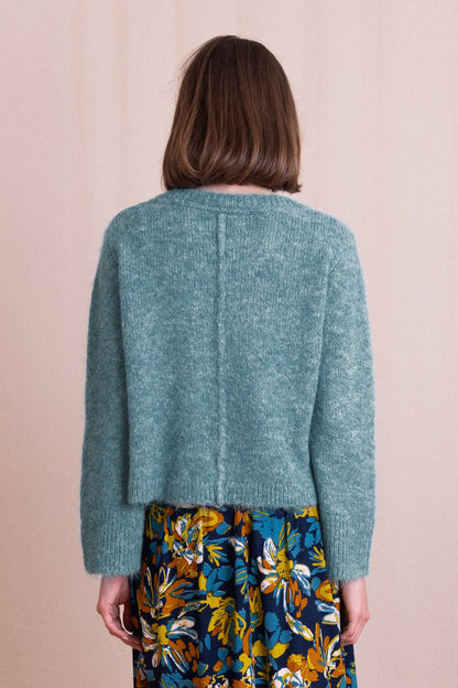 Cropped Jumper in Duck