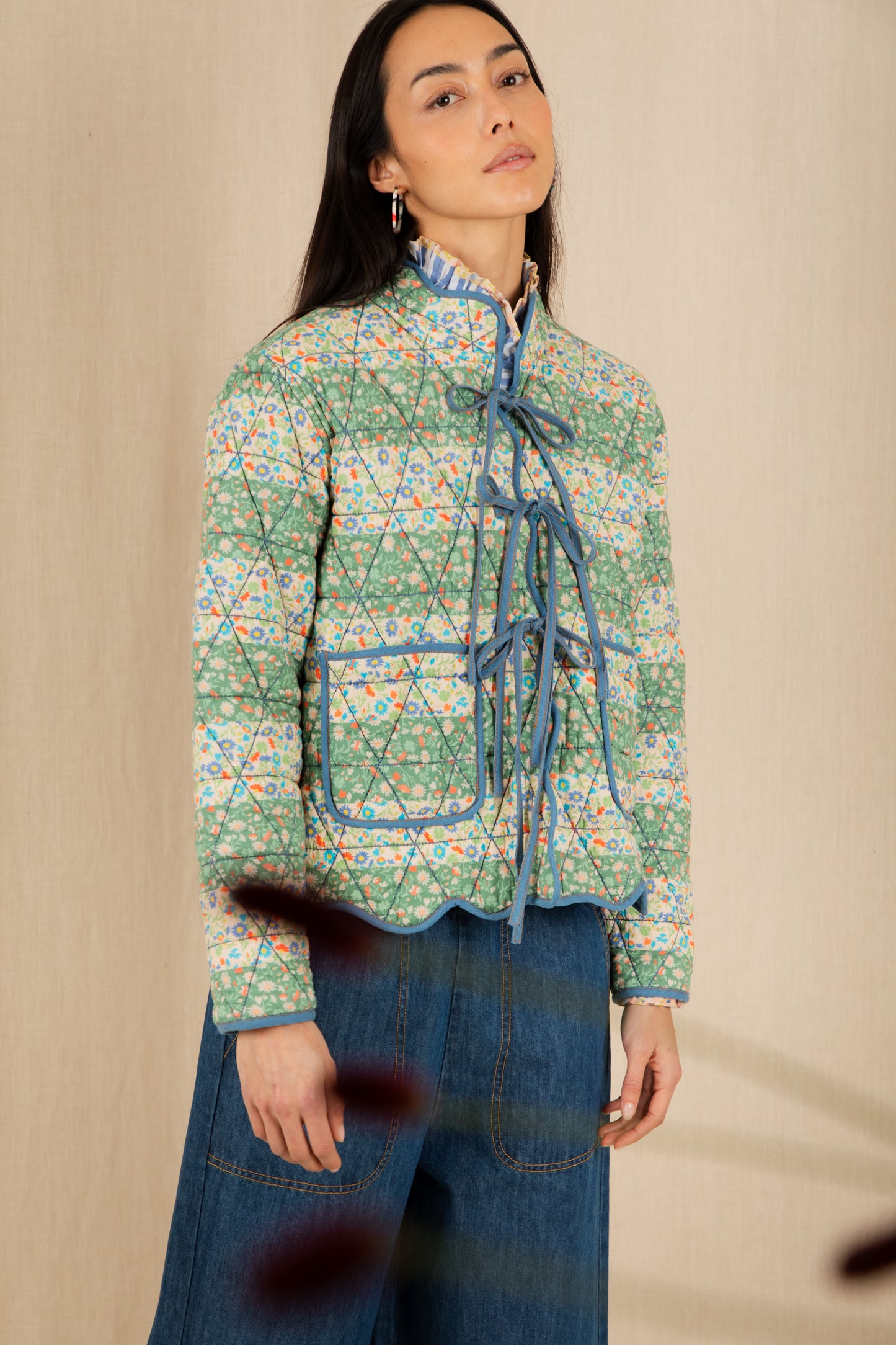 Mikka Reversible Jacket - Spring Greens
