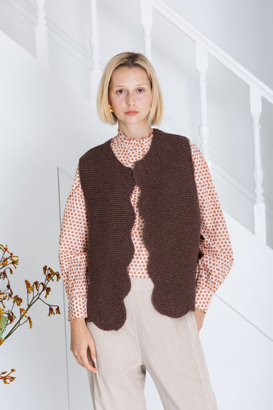Naomi Sleeveless Cardigan