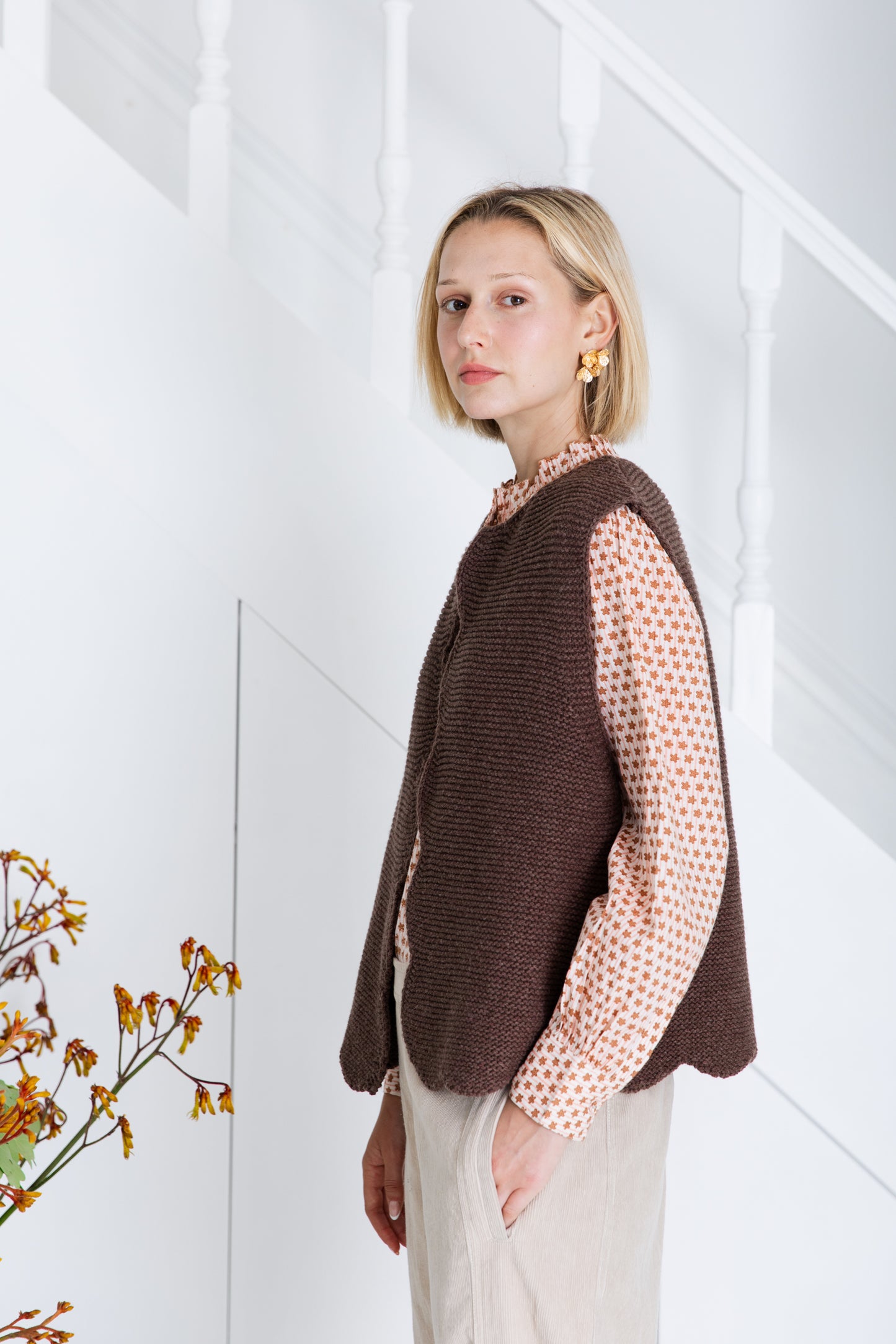 Naomi Sleeveless Cardigan