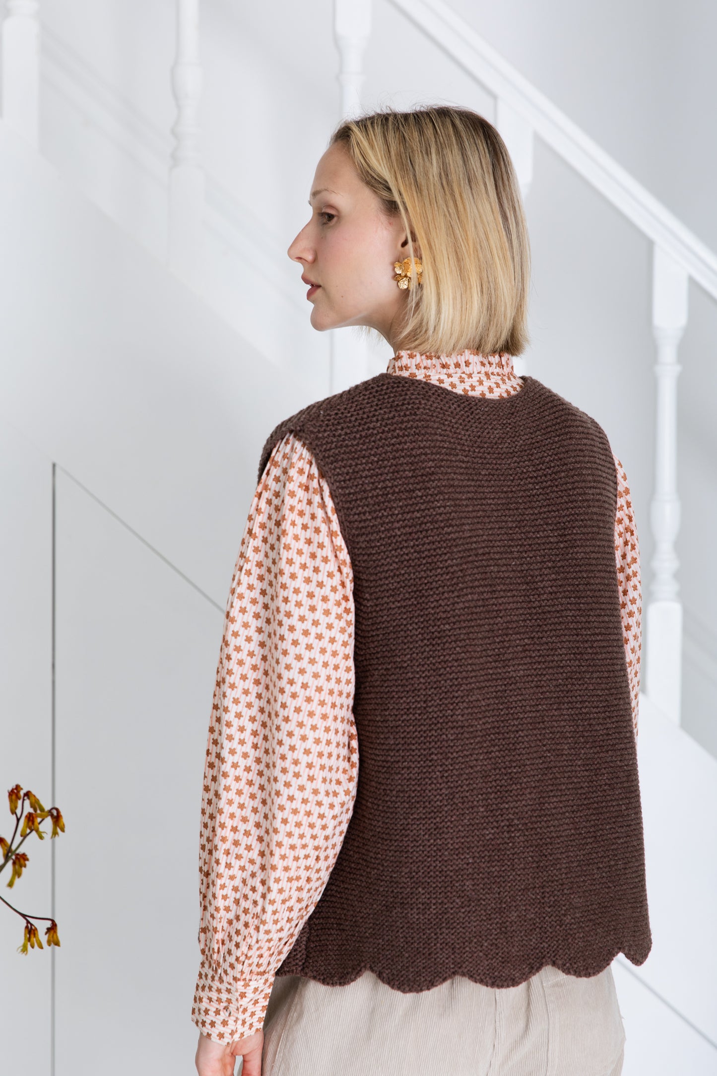 Naomi Sleeveless Cardigan