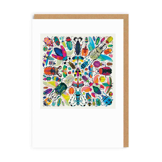 Beetle Kaleidoscope Card