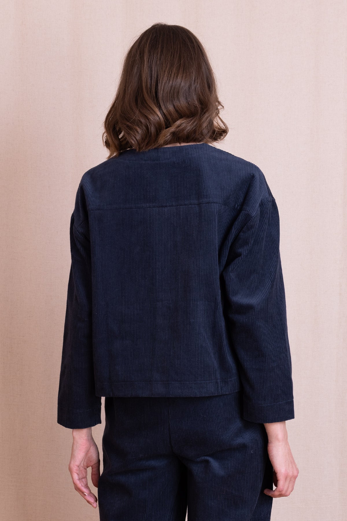 Navy Cord Jacket