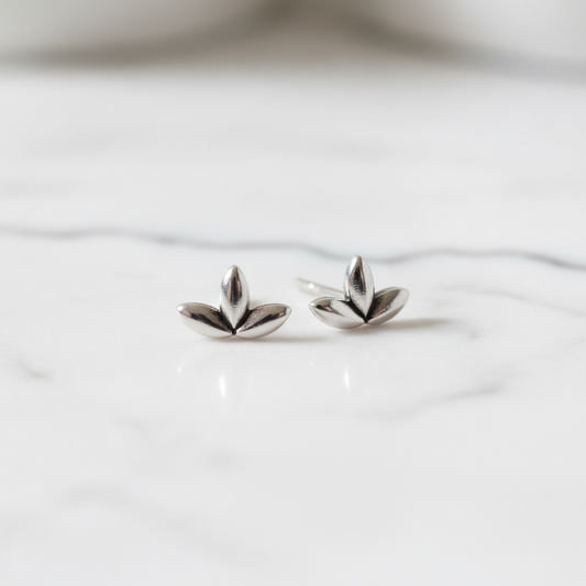 Whisper Studs in Silver
