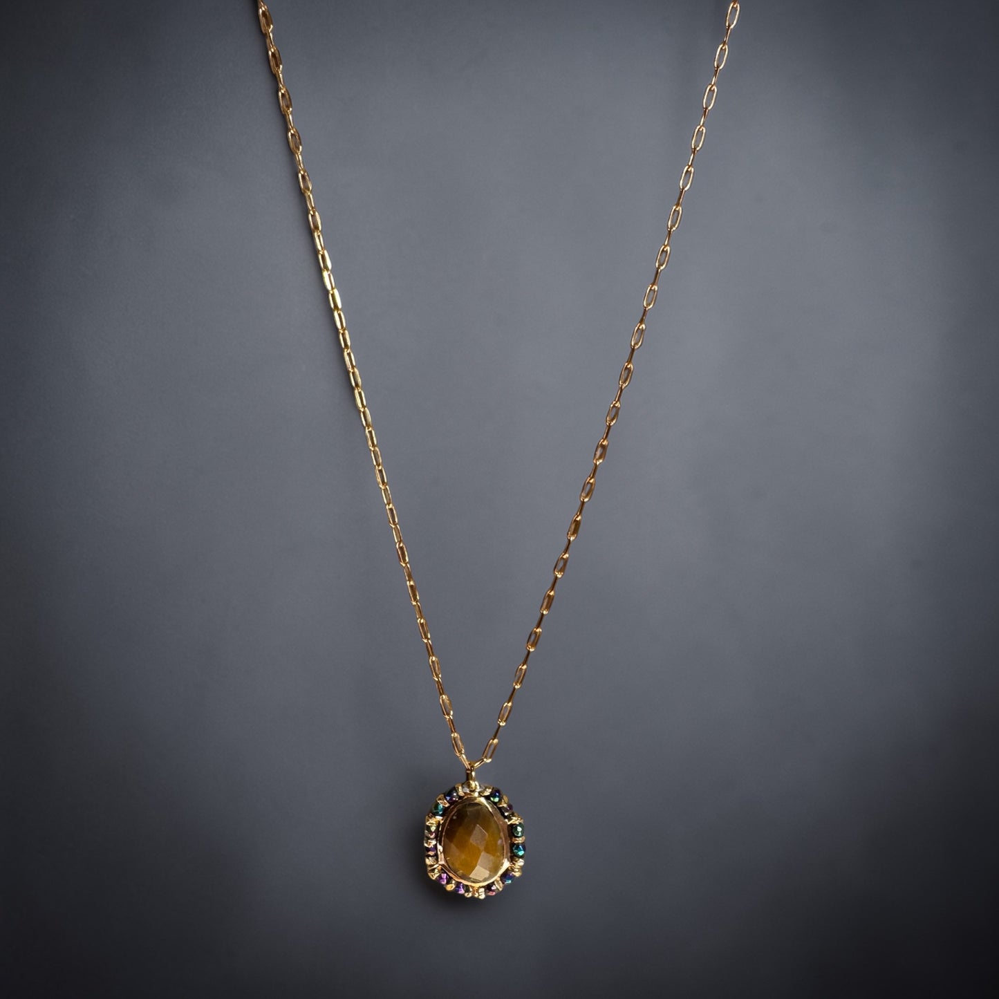 Emerald & Multi Tourma Necklace