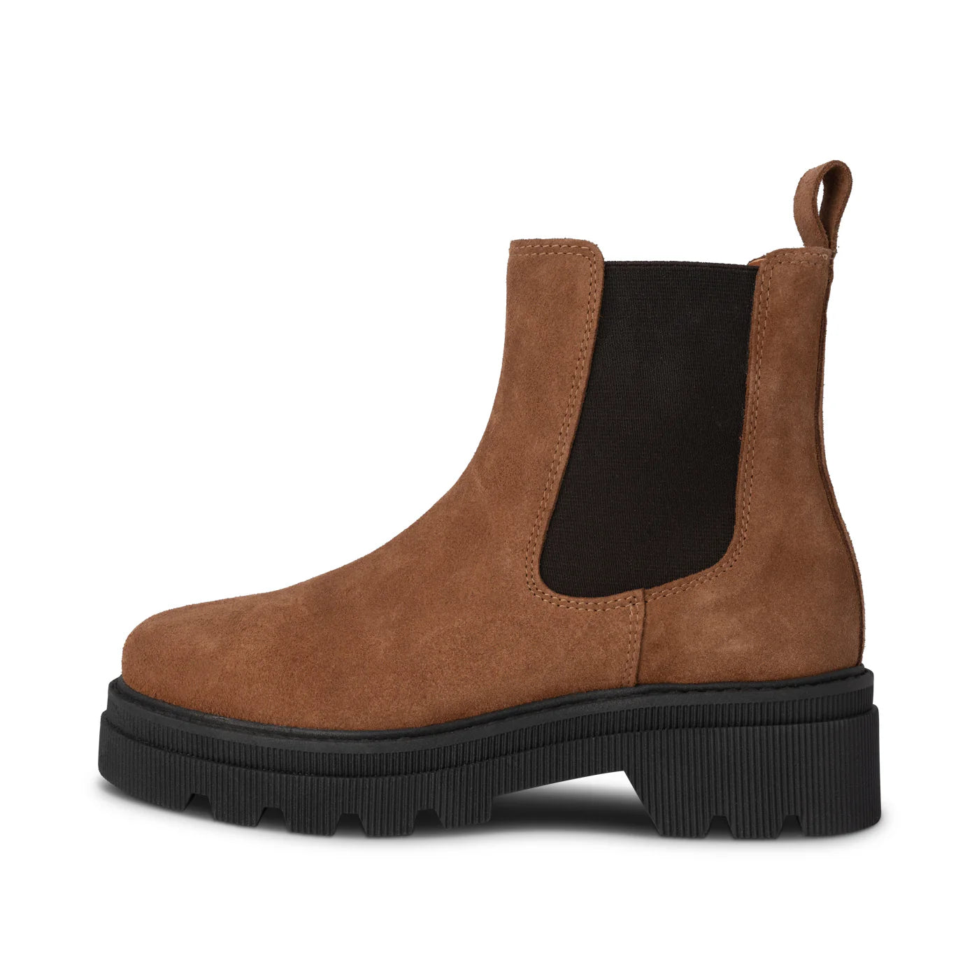 Sanna Suede Chelsea Boots - Brown