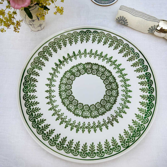 Large Melamine Platter - Tobermory Green