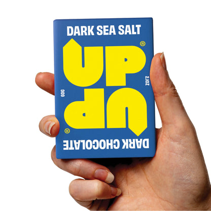 UP-UP Sea Salt Dark Chocolate Bar 60g | Ethical | Vegan