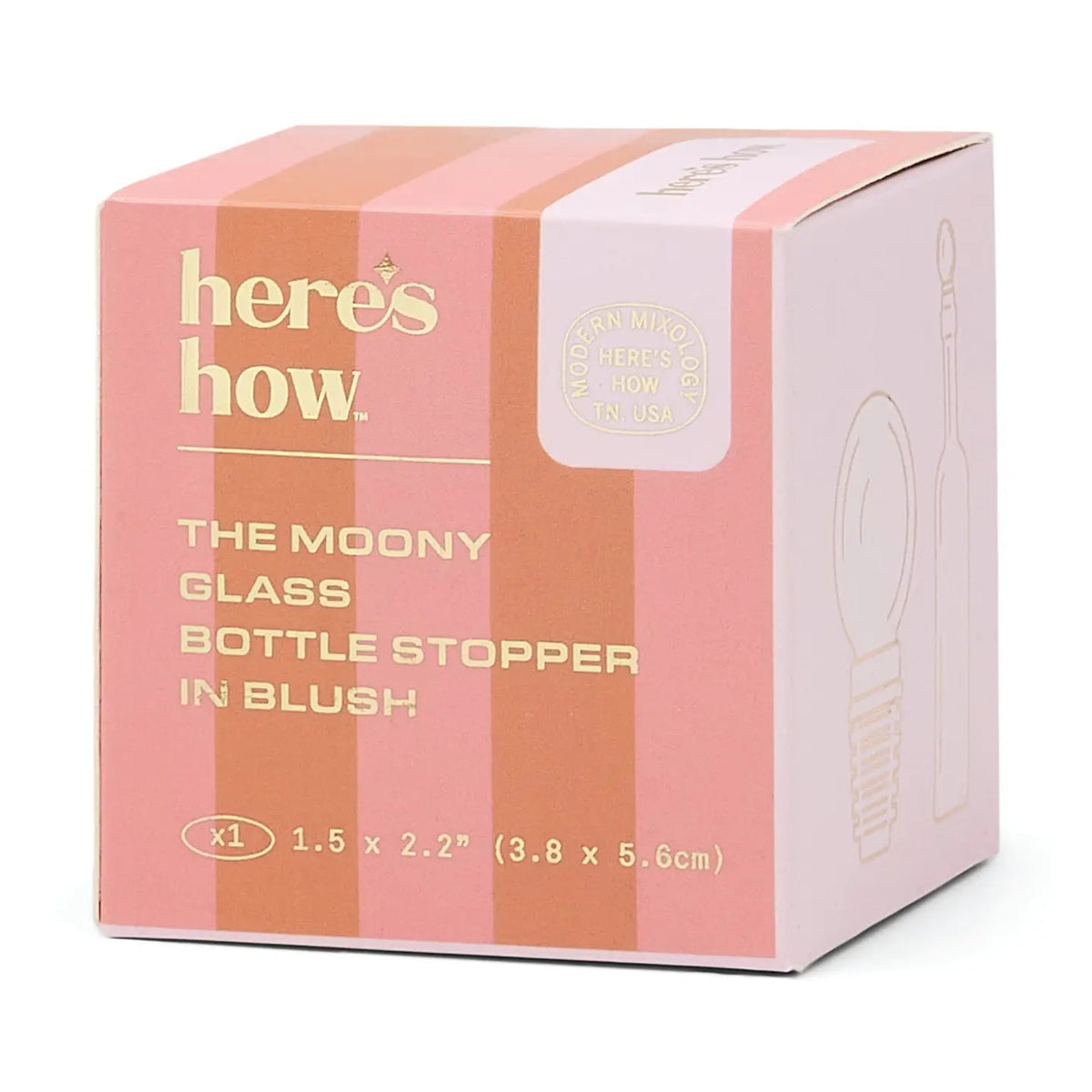 The Moony Glass Bottle Stopper