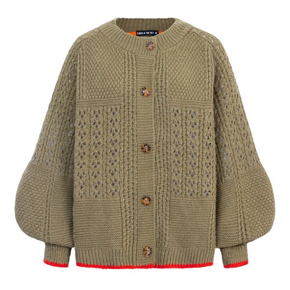 Cara & The Sky Brigit Cardigan, Khaki