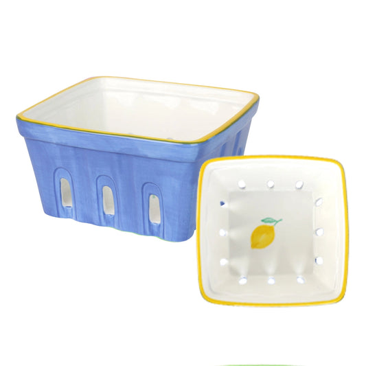 Ceramic Fruit Punnet - Lemon