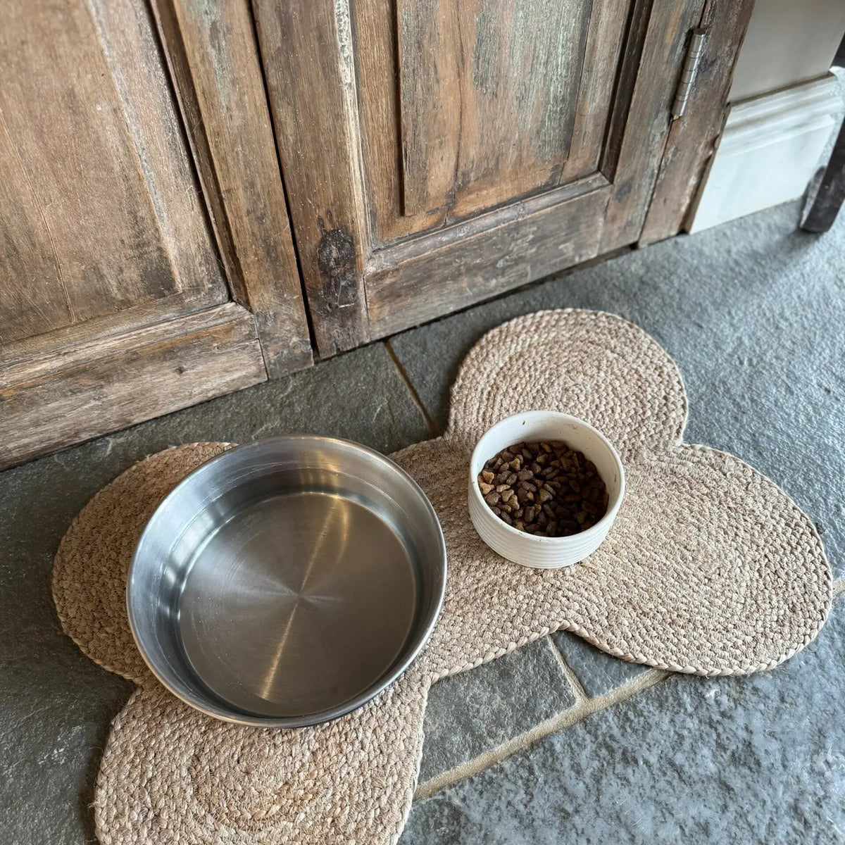 Natural Dog Bone Shape Rug