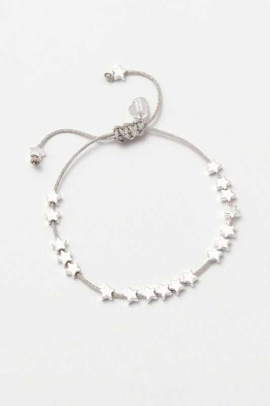 Stars So Bright Friendship Bracelet Silver Plated