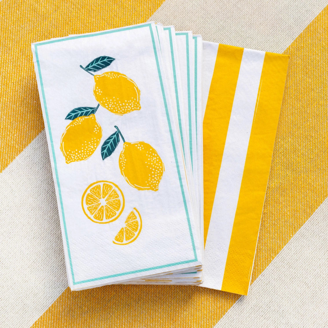 16 pack Lemon Paper Napkins