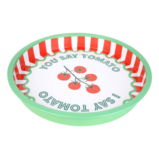 Tomato Tin Tray - 30cm | Summer Gifts |