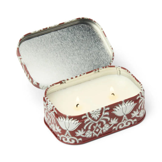 Printed Tin Candle - French Linen & Orris