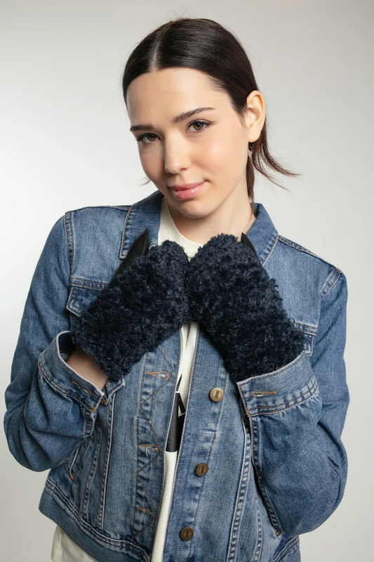 Roma Mitten in Blue
