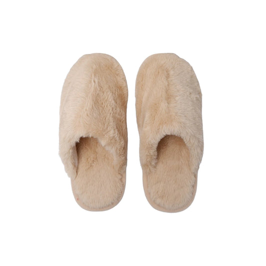 Teddy Slippers in Cream