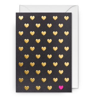 Lagom Polka Dot Hearts Card