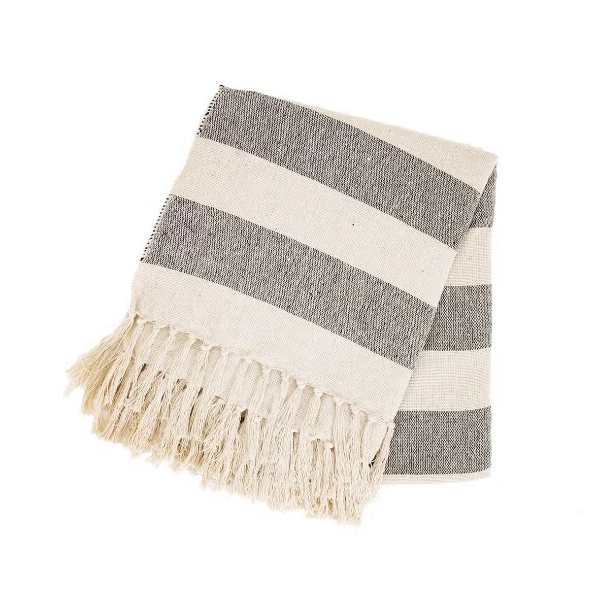 Scandi Boho Stripe Throw