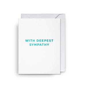 With Deepest Sympathy Mini Card