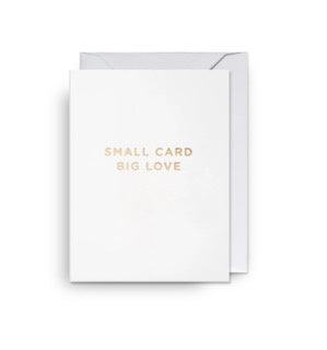 Small Card Big Love Mini Card