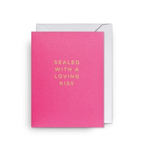 Sealed With a Loving Kiss Mini Card
