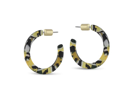 Isla Tiny Resin Hoops