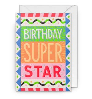 Birthday Super Star Card