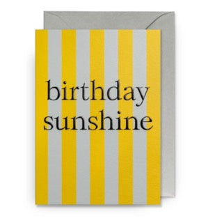 Striped Birthday Sunshine Card