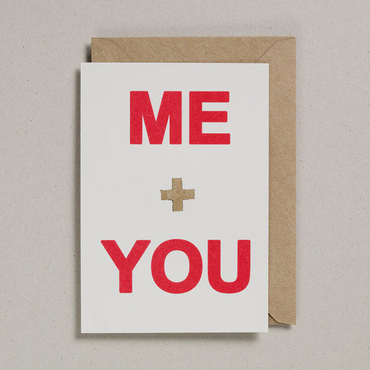 Me & You Valentines Card