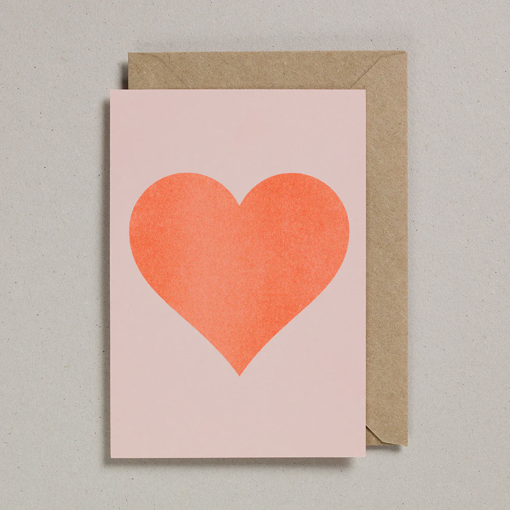 Simple Heart Valentines Card