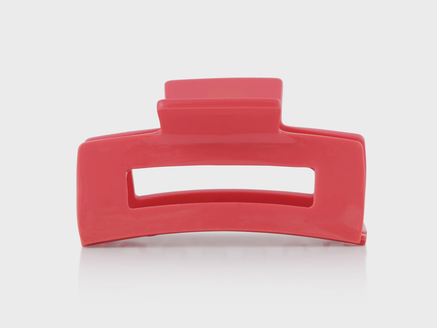 Thea Resin Bulldog Hairclip Pink