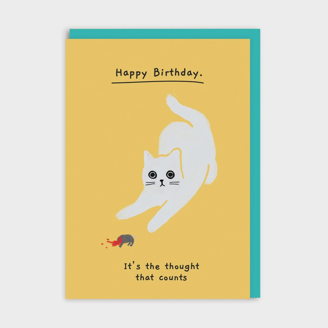 It’s The Thought That Counts Card