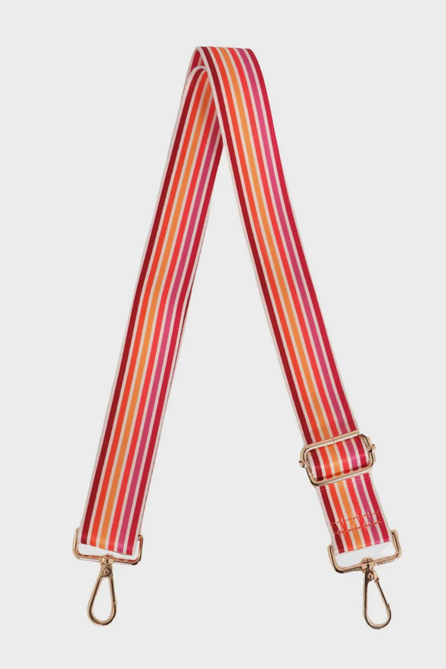 Red all over Stripe Bag Strap